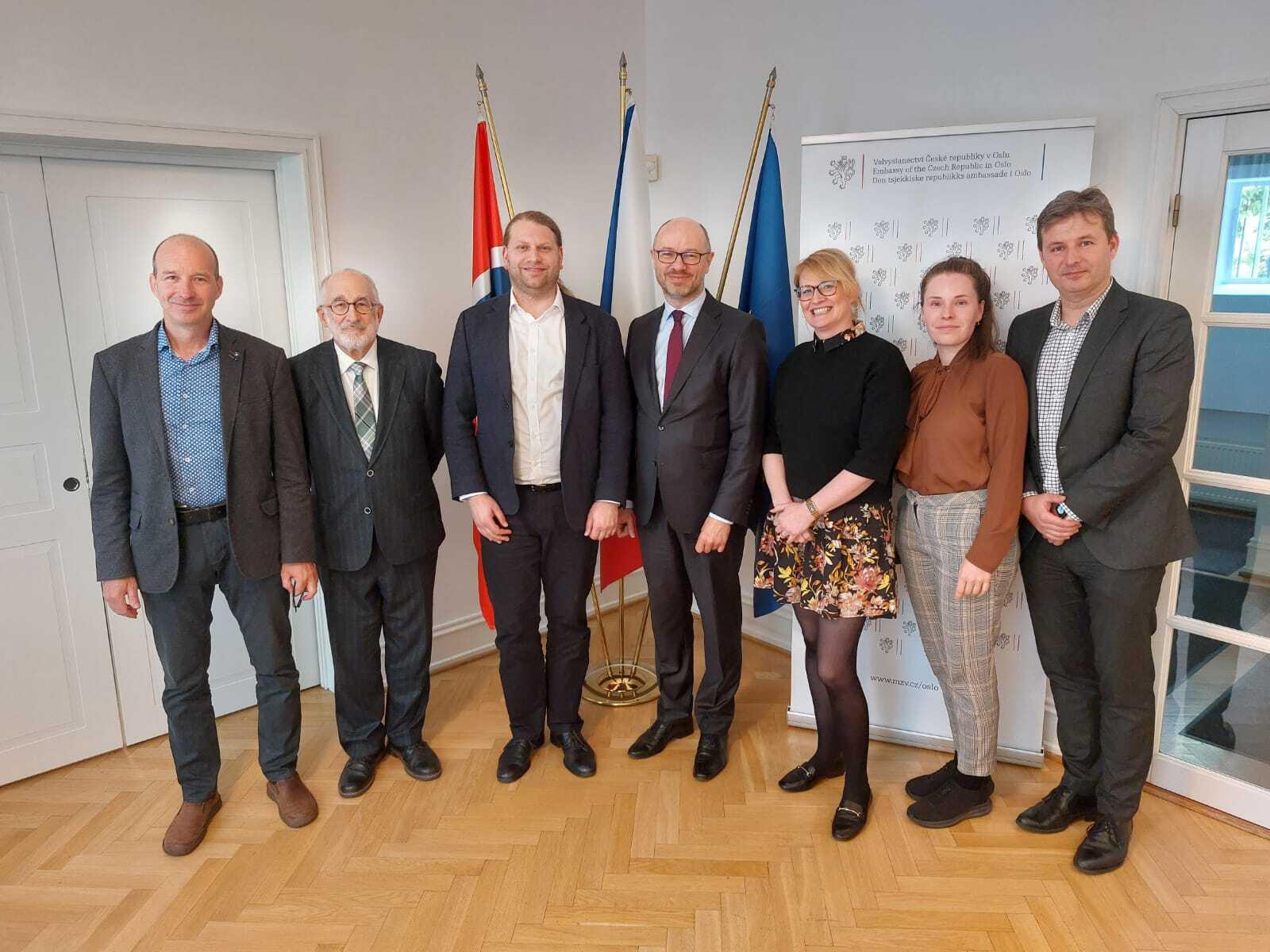 Die Tschechische Bischofskonferenz und Jaromír Kejval in Norwegen, Quelle: X/Tschechische Botschaft in Oslo