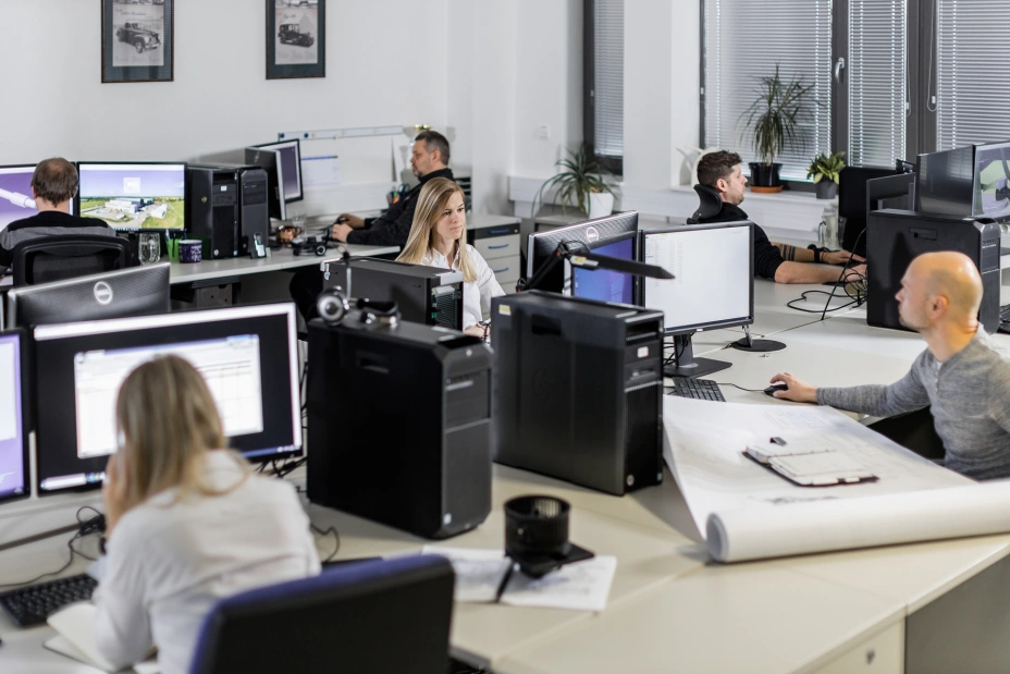 Das Büro und die CAD-Spezialisten von TIYO